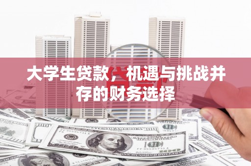 丹徒大学生贷款，机遇与挑战并存的财务选择