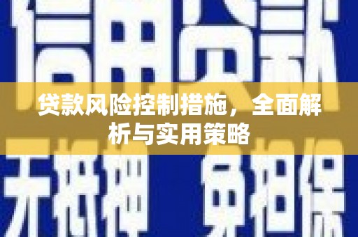 丹徒贷款风险控制措施，全面解析与实用策略
