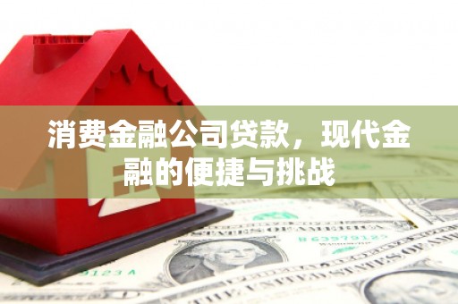 丹徒消费金融公司贷款，现代金融的便捷与挑战