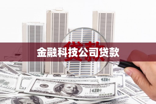 丹徒金融科技公司贷款