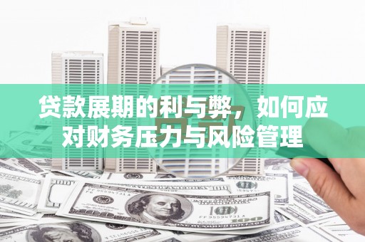 丹徒贷款展期的利与弊，如何应对财务压力与风险管理