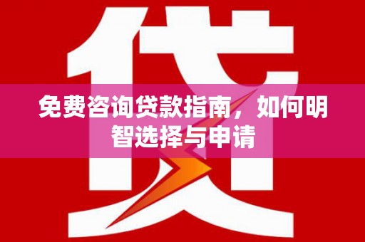 丹徒免费咨询贷款指南，如何明智选择与申请