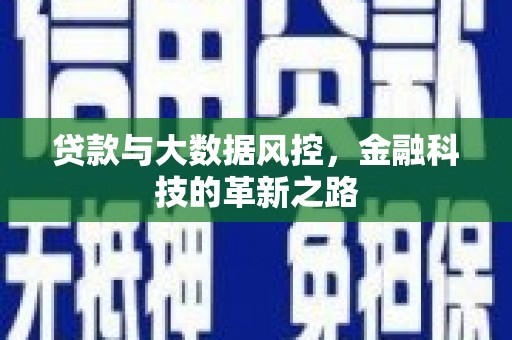 丹徒贷款与大数据风控，金融科技的革新之路