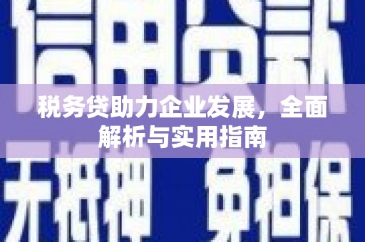 丹徒税务贷助力企业发展，全面解析与实用指南