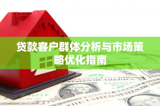 丹徒贷款客户群体分析与市场策略优化指南