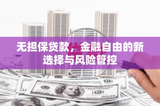 丹徒无担保贷款，金融自由的新选择与风险管控