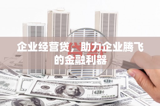丹徒企业经营贷，助力企业腾飞的金融利器
