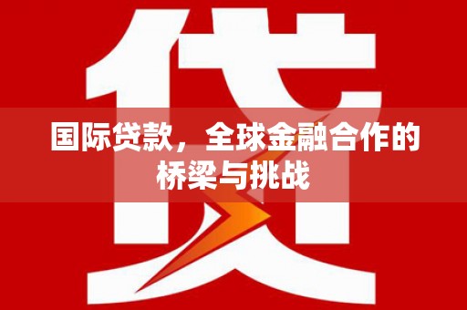 丹徒国际贷款，全球金融合作的桥梁与挑战