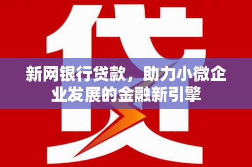 丹徒新网银行贷款，助力小微企业发展的金融新引擎