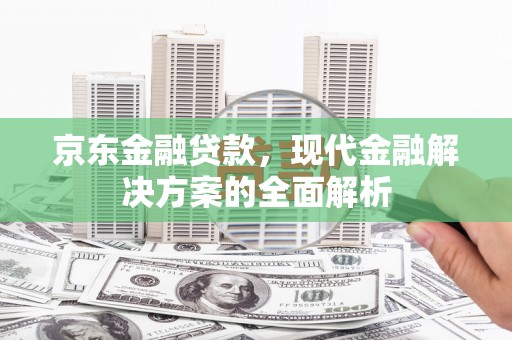 丹徒京东金融贷款，现代金融解决方案的全面解析