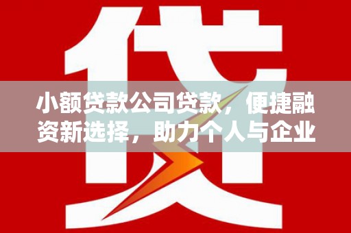 丹徒小额贷款公司贷款，便捷融资新选择，助力个人与企业成长
