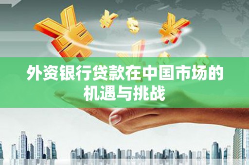 丹徒外资银行贷款在中国市场的机遇与挑战