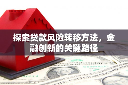 丹徒探索贷款风险转移方法，金融创新的关键路径
