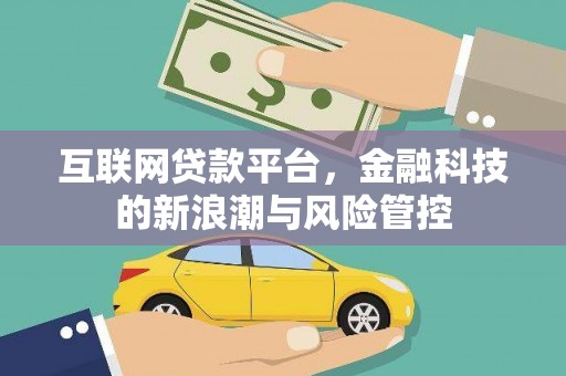 丹徒互联网贷款平台，金融科技的新浪潮与风险管控