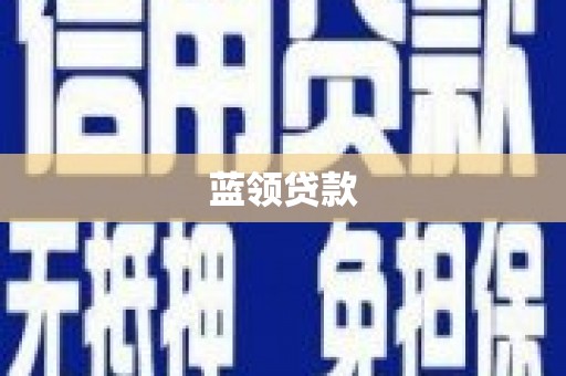 丹徒蓝领贷款