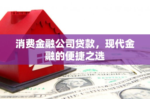 丹徒消费金融公司贷款，现代金融的便捷之选
