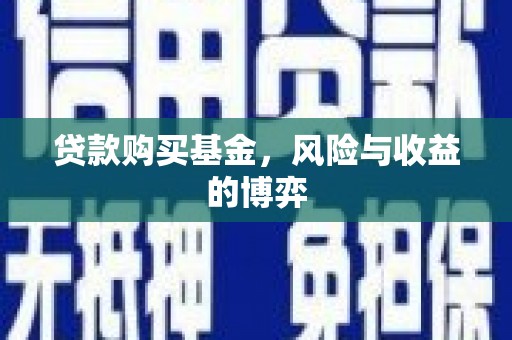 丹徒贷款购买基金，风险与收益的博弈