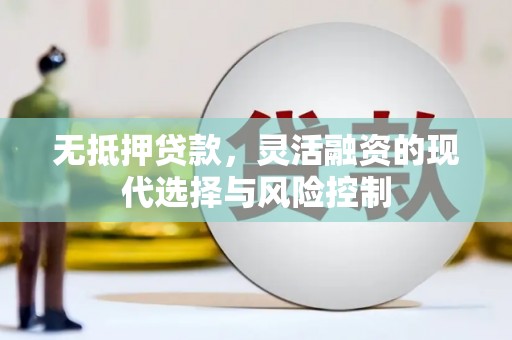 丹徒无抵押贷款，灵活融资的现代选择与风险控制