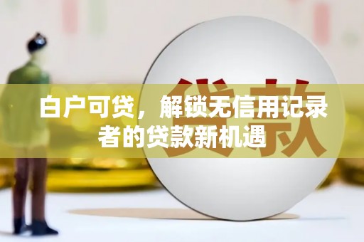 丹徒白户可贷，解锁无信用记录者的贷款新机遇