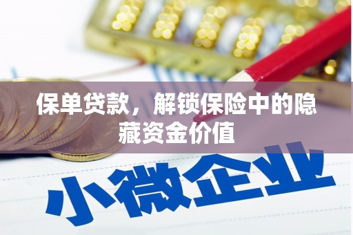 丹徒保单贷款，解锁保险中的隐藏资金价值