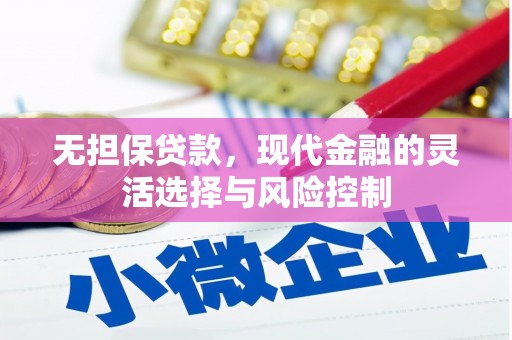 丹徒无担保贷款，现代金融的灵活选择与风险控制