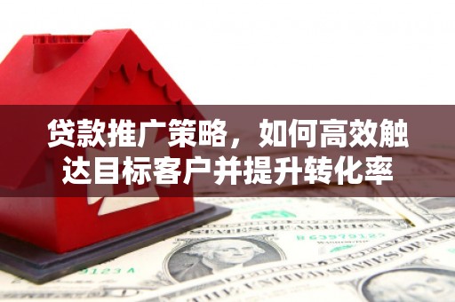 丹徒贷款推广策略，如何高效触达目标客户并提升转化率