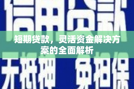 丹徒短期贷款，灵活资金解决方案的全面解析