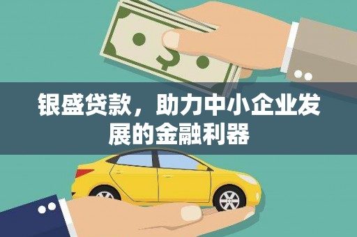 丹徒银盛贷款，助力中小企业发展的金融利器