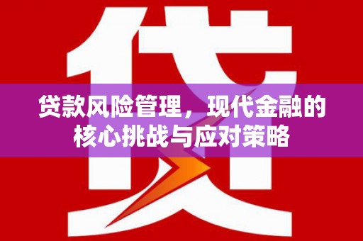 丹徒贷款风险管理，现代金融的核心挑战与应对策略