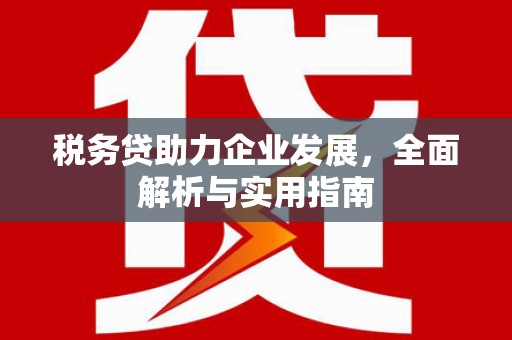 丹徒税务贷助力企业发展，全面解析与实用指南