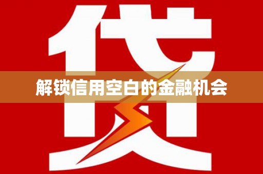 丹徒解锁信用空白的金融机会